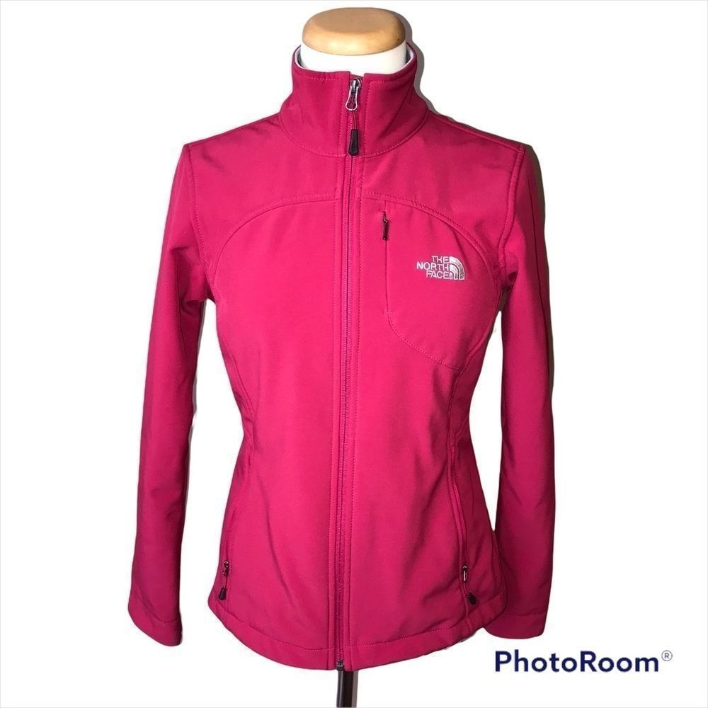 THE NORTH FACE Apex Bionic Jacket Rose Red Heather Size Small LIKE NEW